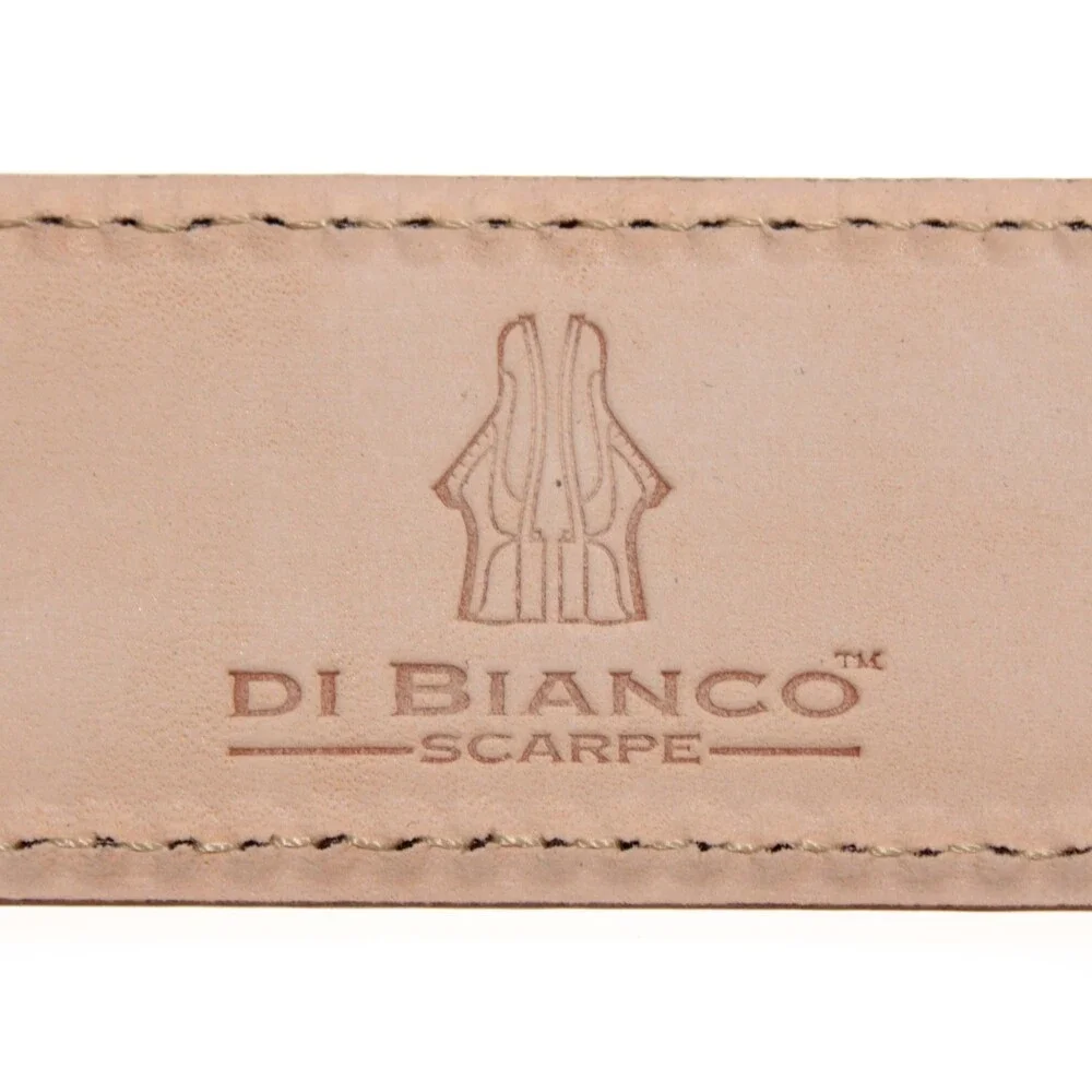 Di Bianco NWT Cut to Size Dress Belt In Solid Brown Suede Leather One Size